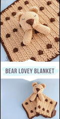 Bear Lovey Blanket