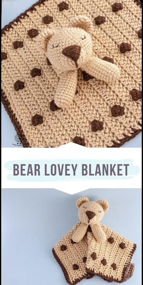 Bear Lovey Blanket