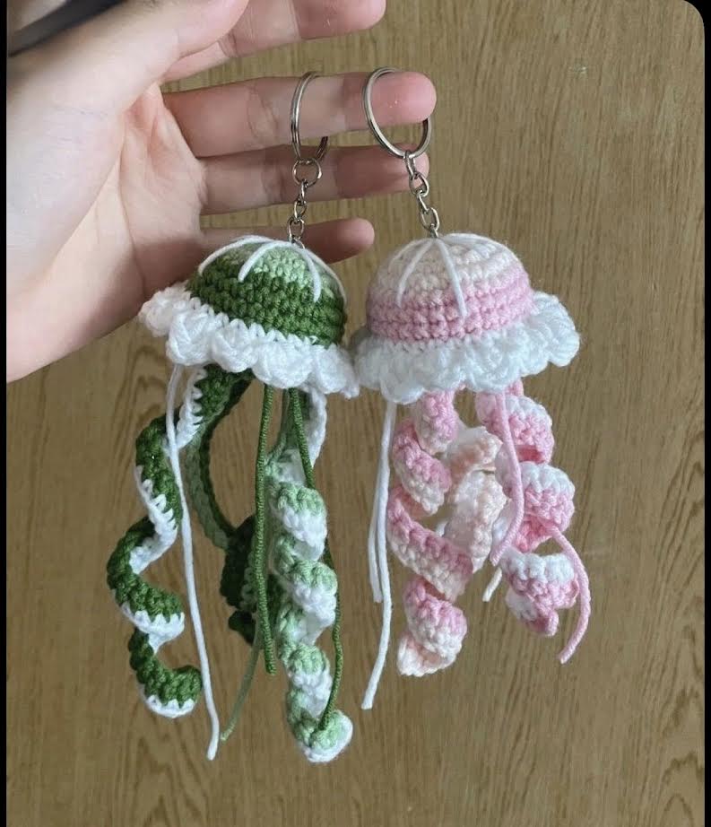 Jellyfish Keychains