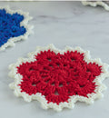 Snowflake coasters