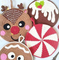 Crocheted Christmas Coasters!